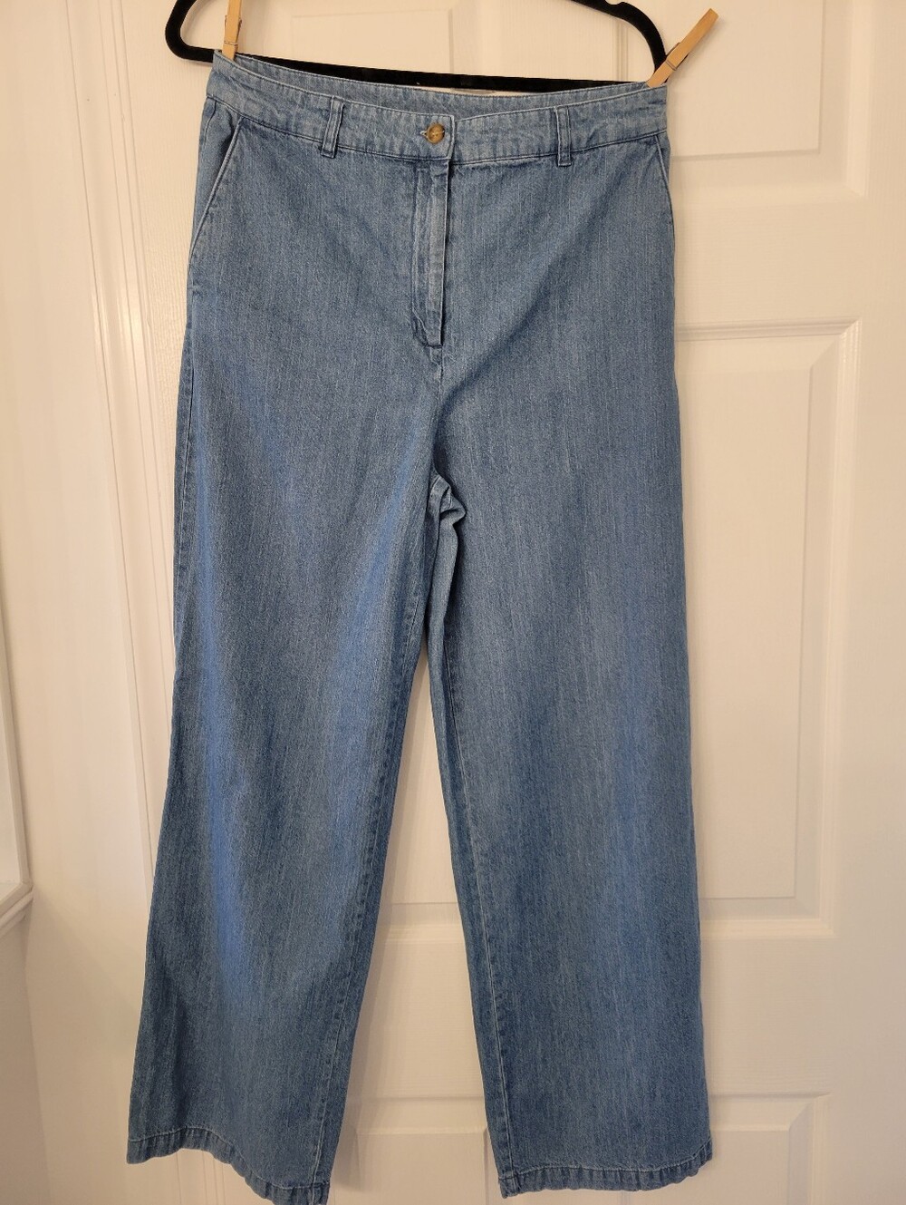 Belle Vere Classic Denim Colored Casual Trouser